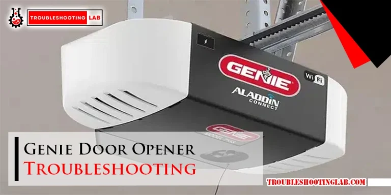 Genie Door Opener Troubleshooting