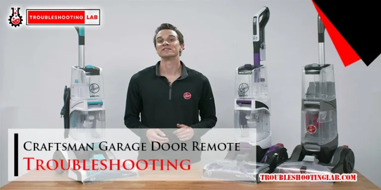Hoover Carpet Cleaner Troubleshooting