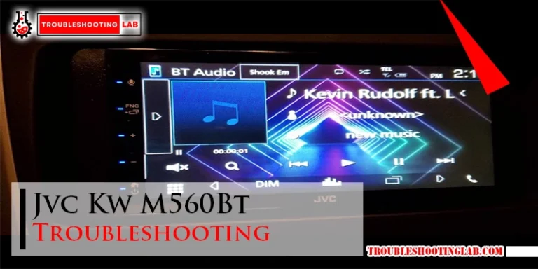 Jvc Kw M560Bt Troubleshooting