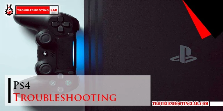 Ps4 Troubleshooting