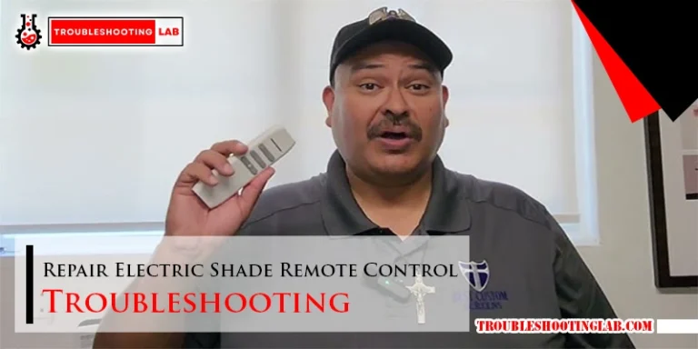 Repair Electric Shade Remote Control Troubleshooting