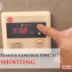Rheem Main Remote Control UMC 117 Troubleshooting