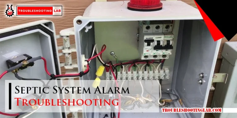 Septic System Alarm Troubleshooting