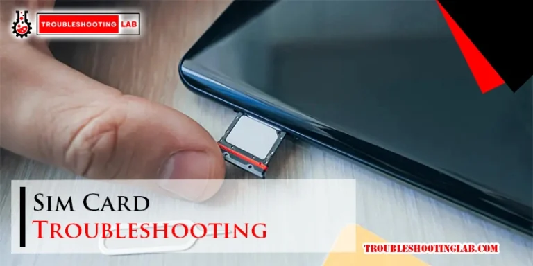 Sim Card Troubleshooting