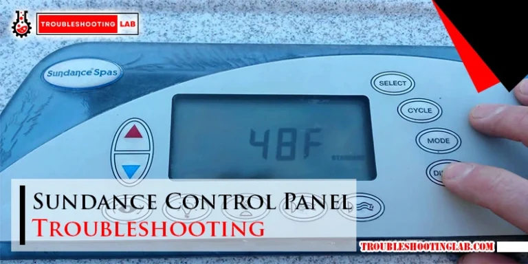 Sundance Control Panel Troubleshooting
