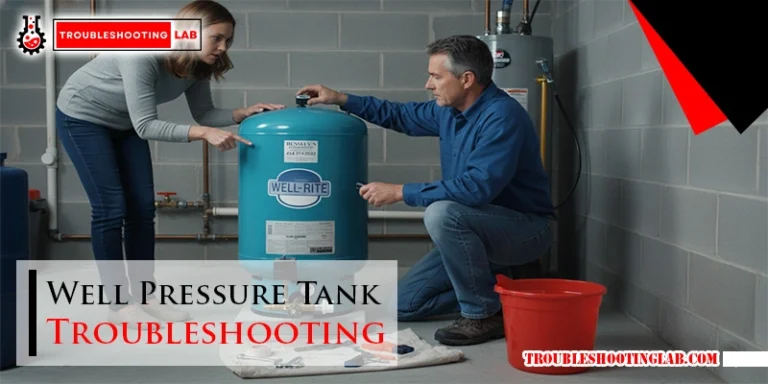 Well Pressure Tank Troubleshooting