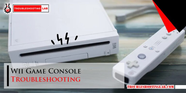 Wii Game Console Troubleshooting