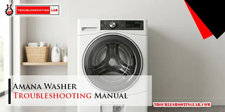 Amana Washer Troubleshooting Manual