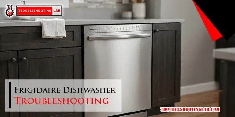 Frigidaire Dishwasher Troubleshooting