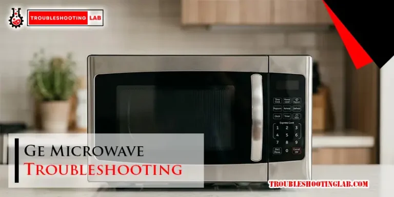 Ge Microwave Troubleshooting