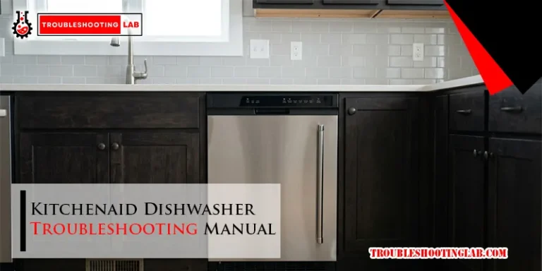 Kitchenaid Dishwasher Troubleshooting Manual
