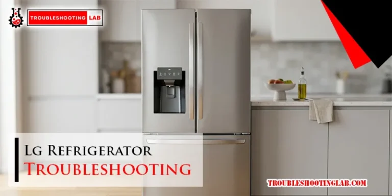 Lg Refrigerator Troubleshooting