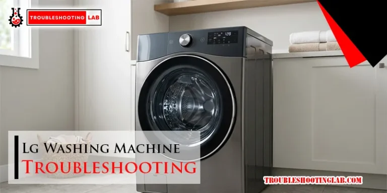 Lg Washing Machine Troubleshooting