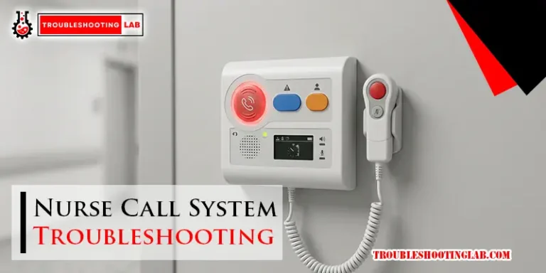 Nurse Call System Troubleshooting
