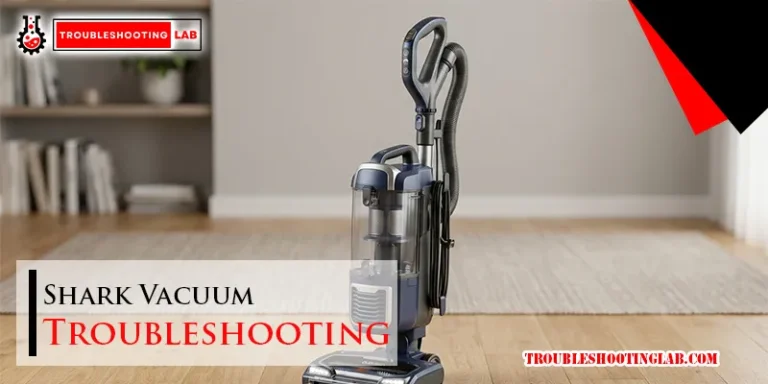 Shark Vacuum Troubleshooting