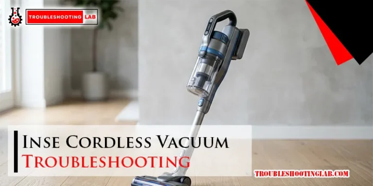 Inse Cordless Vacuum Troubleshooting