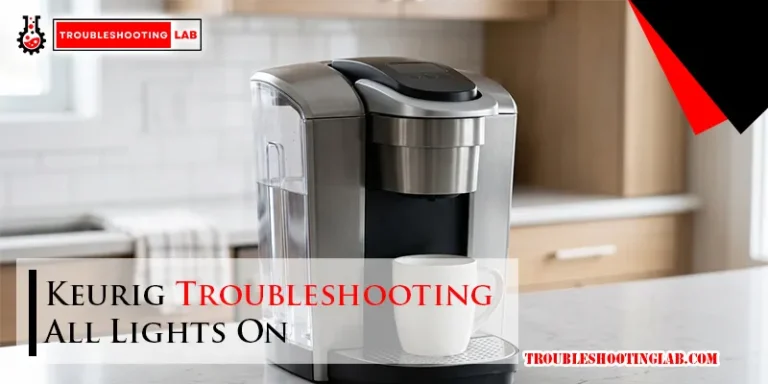 Keurig Troubleshooting All Lights On