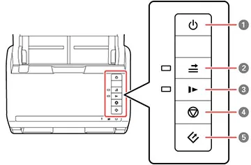 Connecting a USB cable to an Epson ES-400 scanner for reliable digital performance.