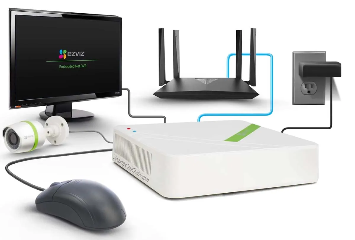 A home Wi-Fi router with status lights indicating a network connection issue.