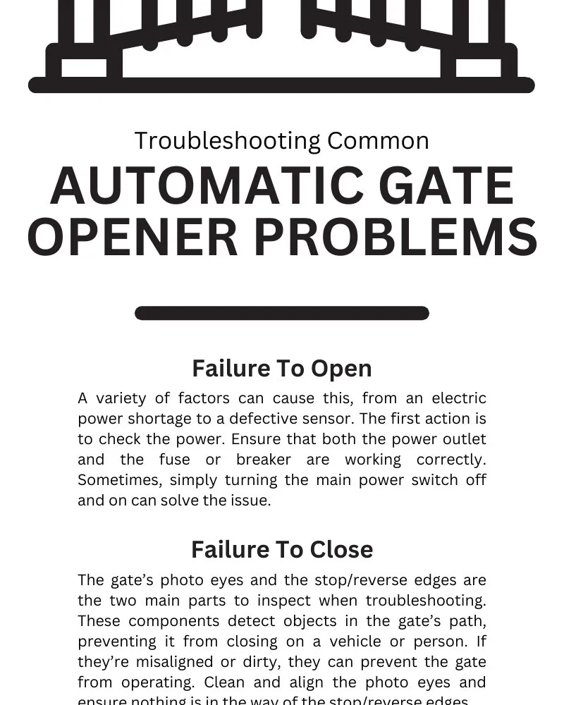Resetting the power switch on an elite gate opener to clear electronic errors.