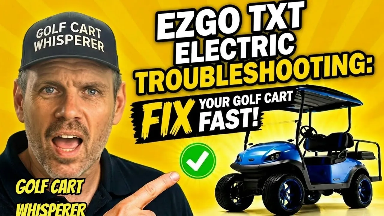 Tools and a battery charger arranged for maintaining a golf cart.