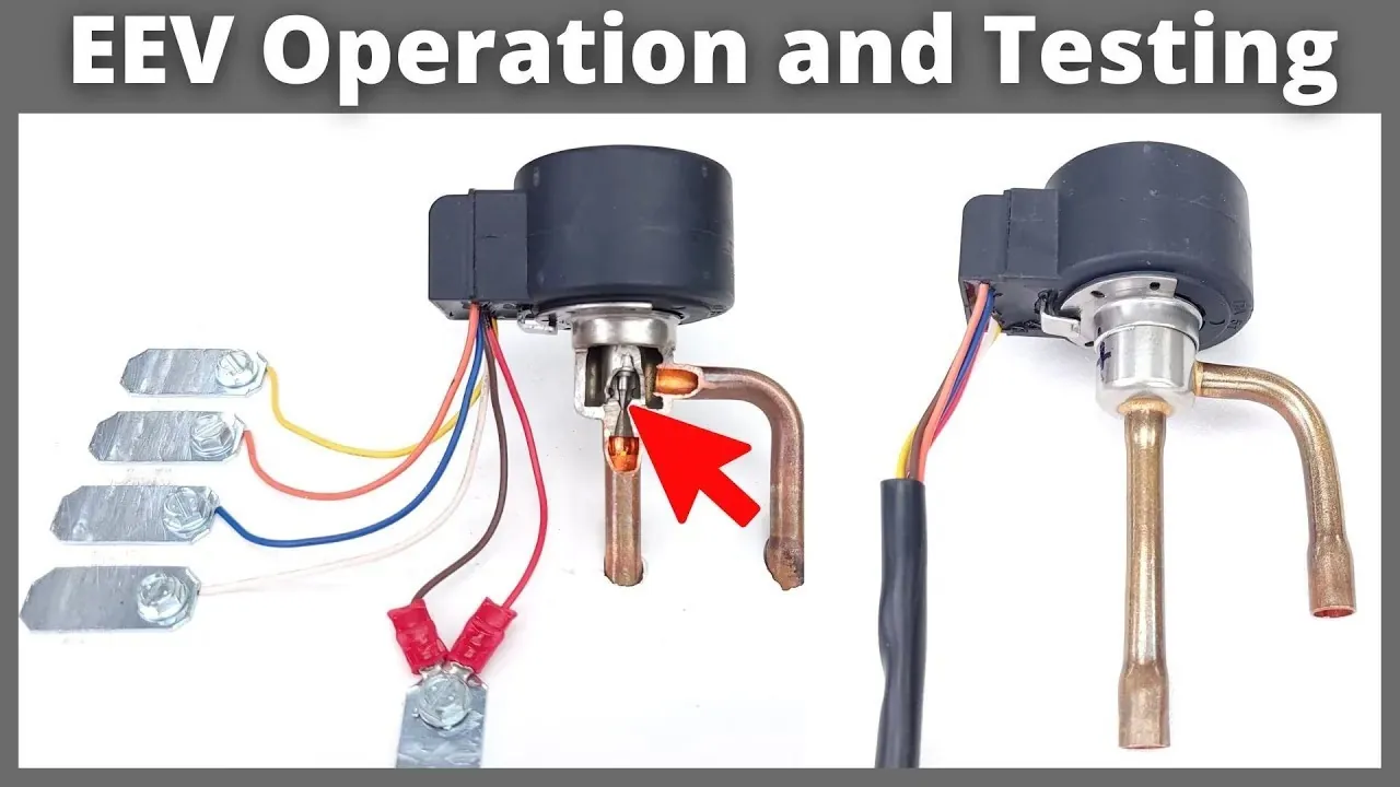 Turning off the main power breaker to reset the electronic expansion valve system.