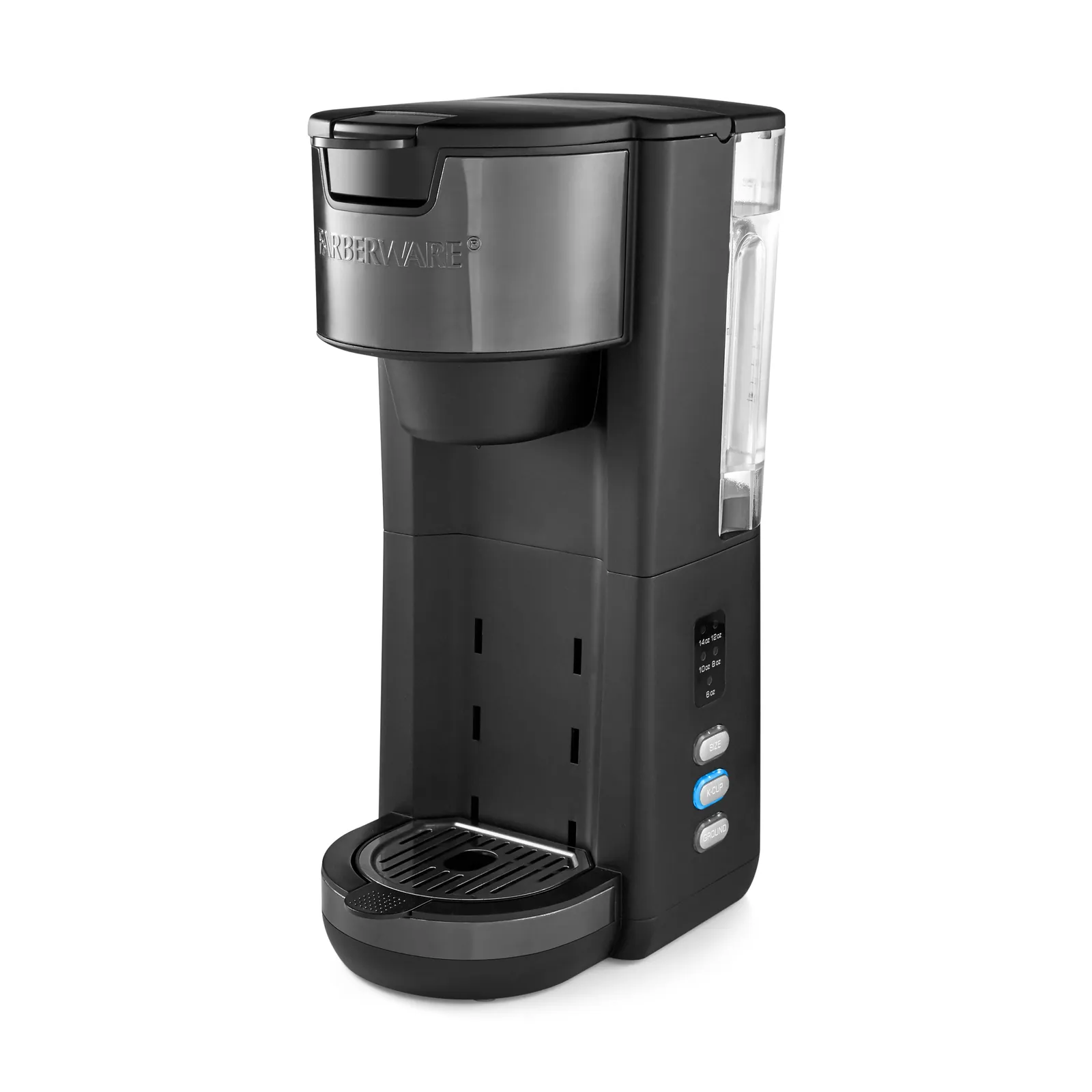 A vinegar solution is prepared for descaling a single serve coffee maker.