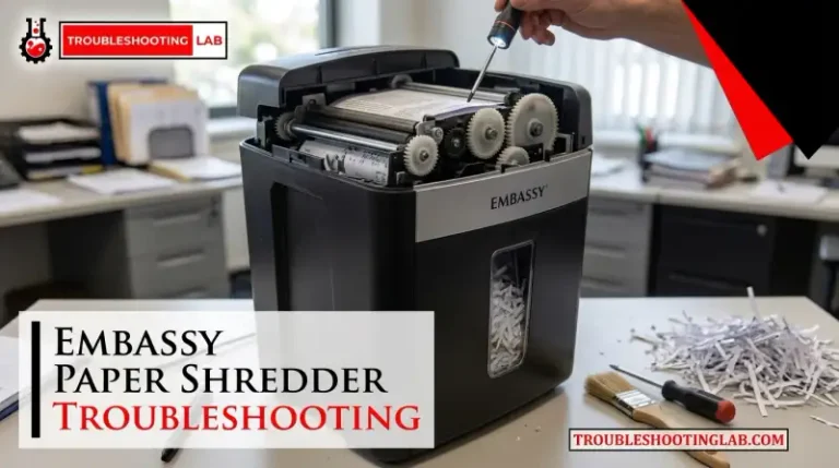 Embassy Paper Shredder Troubleshooting