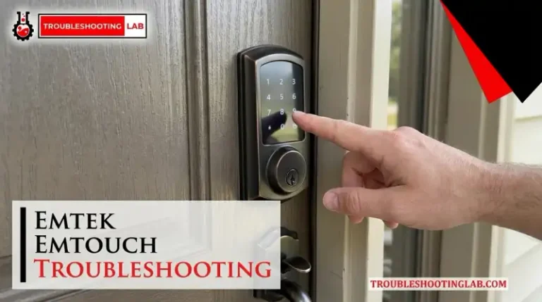 Emtek Emtouch Troubleshooting
