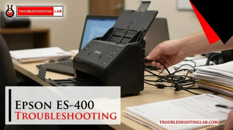Epson Es-400 Troubleshooting