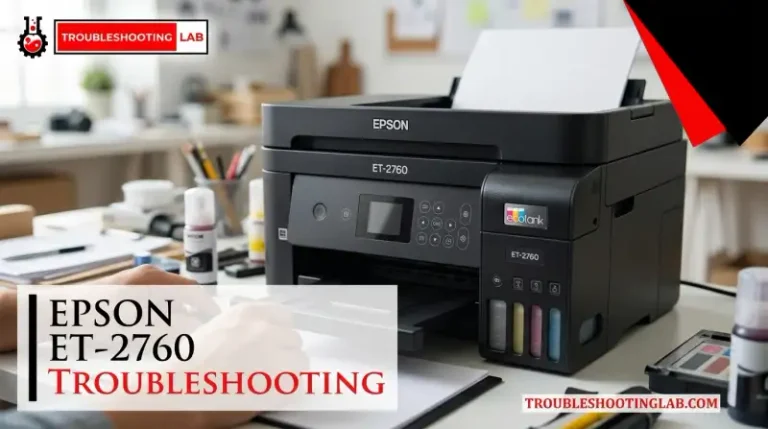 Epson Et-2760 Troubleshooting