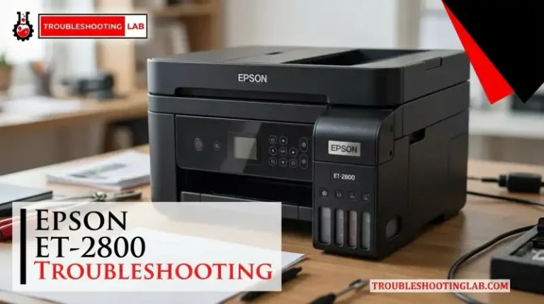 Epson Et-2800 Troubleshooting