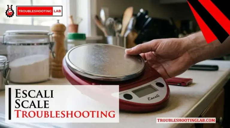 Escali Scale Troubleshooting