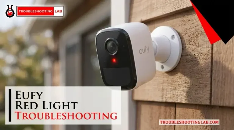 Eufy Troubleshooting Red Light