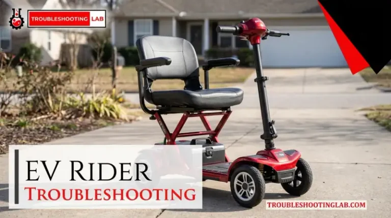 Ev Rider Troubleshooting