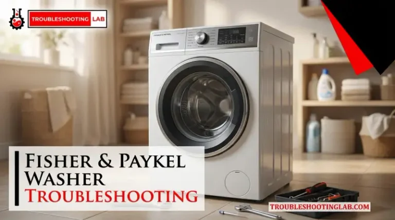 Fisher & Paykel Washer Troubleshooting