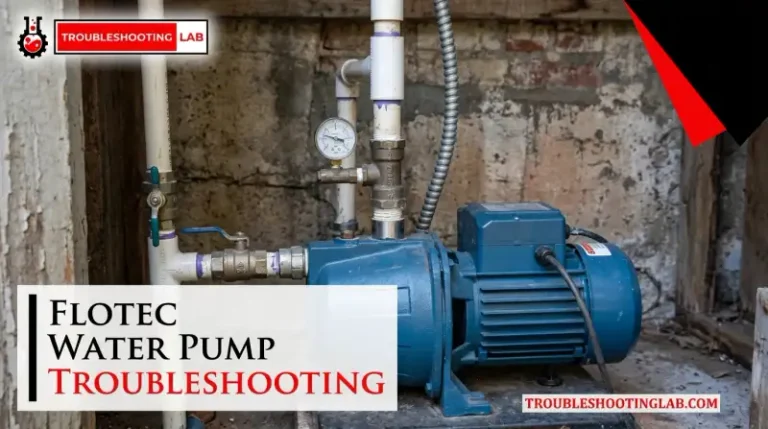 Flotec Water Pump Troubleshooting