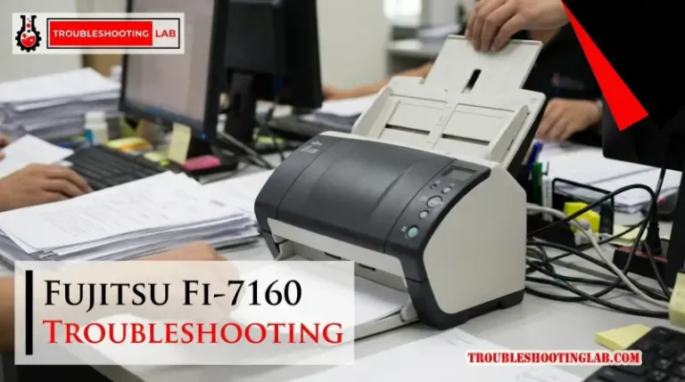 Fujitsu Fi-7160 Troubleshooting