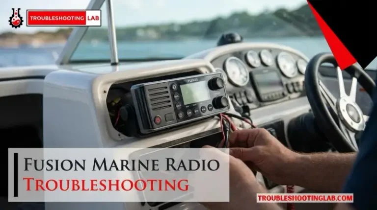 Need Fusion Marine Radio Troubleshooting? Find practical fixes for power failures, weak audio, Bluetooth issues, signal loss, and more.