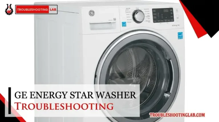 Ge Energy Star Washer Troubleshooting