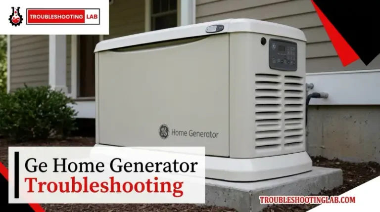 Ge Home Generator Troubleshooting