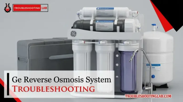 Ge Reverse Osmosis System Troubleshooting