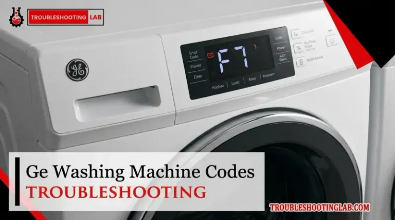 Ge Washing Machine Troubleshooting Codes