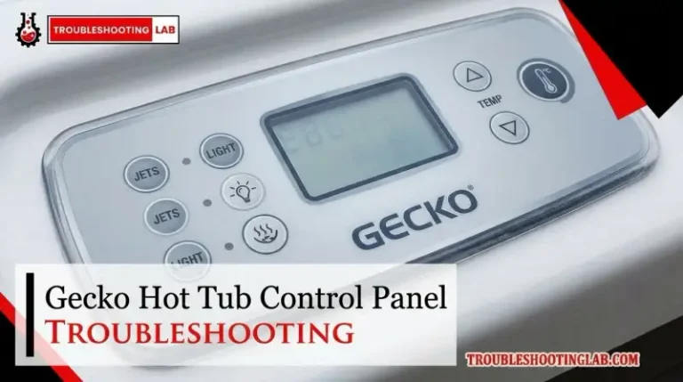 Gecko Hot Tub Control Panel Troubleshooting