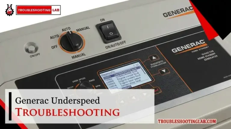 Generac Underspeed Troubleshooting
