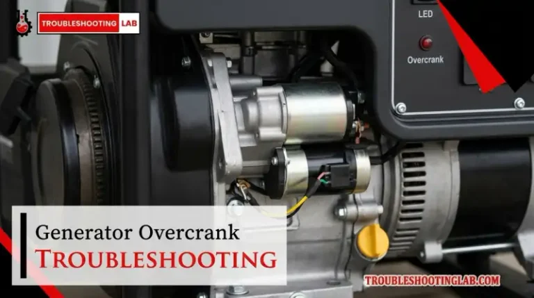 Generator Overcrank Troubleshooting