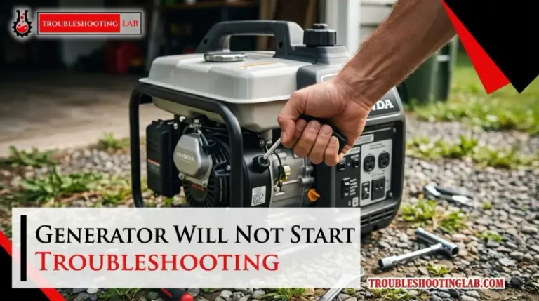 Generator Will Not Start Troubleshooting