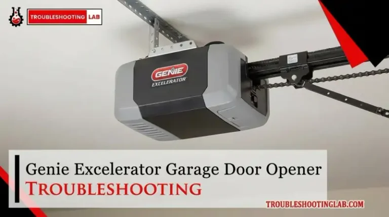 Genie Excelerator Garage Door Opener Troubleshooting