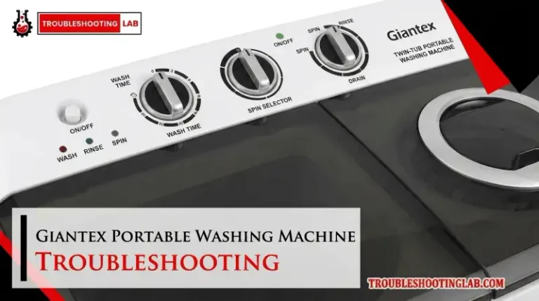 Giantex Portable Washing Machine Troubleshooting