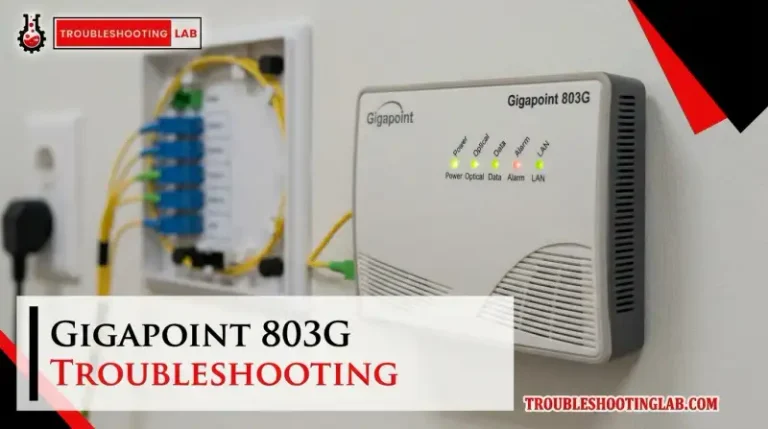 Gigapoint 803G Troubleshooting